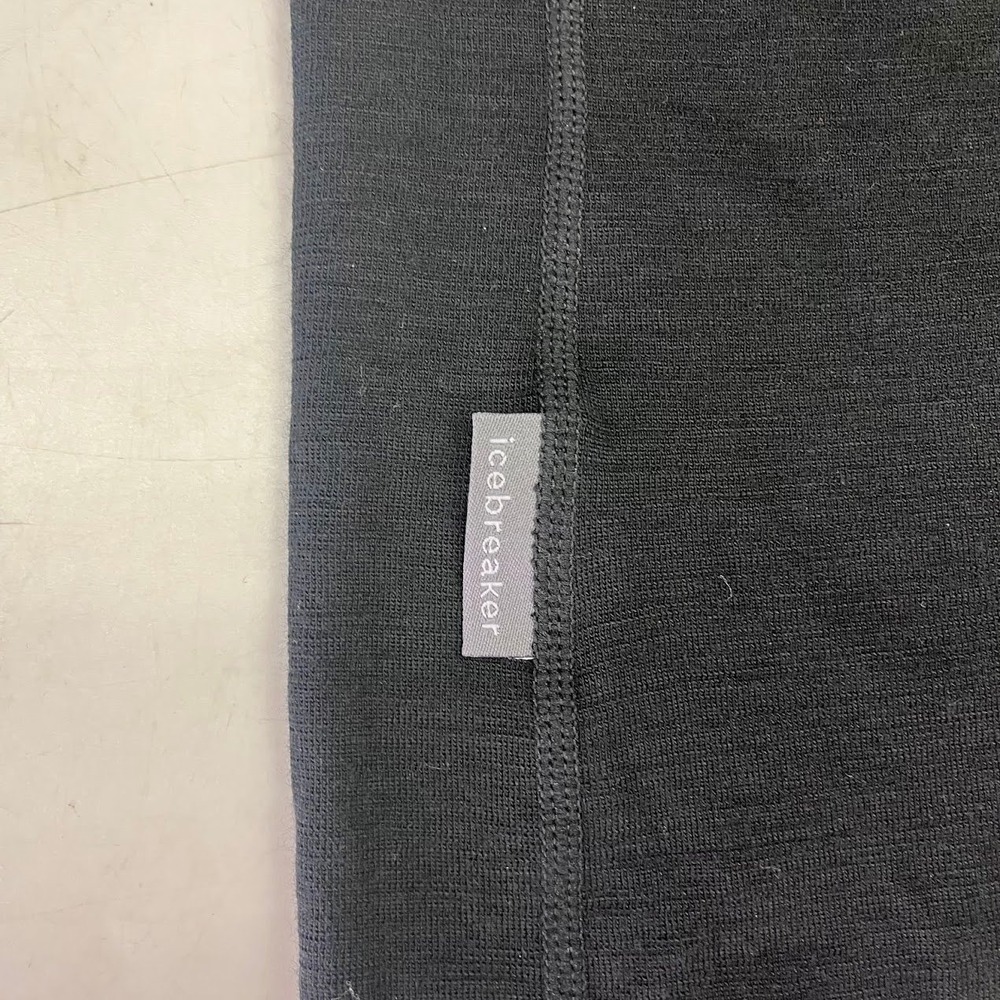 Icebreaker Skin 200 Black 100% Merino Wool Base Layer Short Sleeve Top Womens WS - Picture 8 of 13